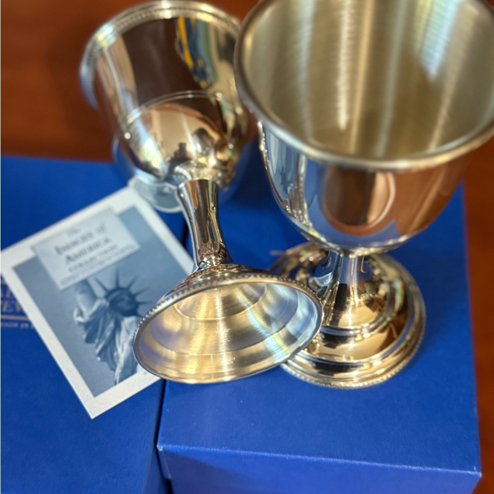 Salisbury Pewter Goblet Set (2)